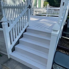 Deck coating stairs